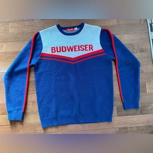 Shinesty Budweiser Men’s Sz L Sweater in Navy Blue